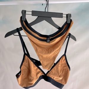 NWOT Shy Natives Bailey Bra And Madi Thong Women’s Size 3XL